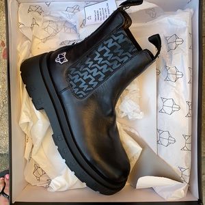 Naked Wolfe black Caution Boots